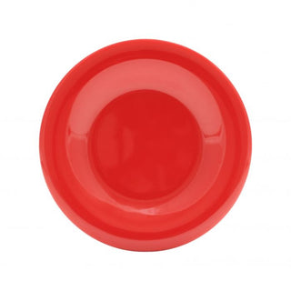 Thunder Group CR009PR Colorful Melamine Plate, 9 1/4" Diameter, Red, 12/Pack - Default Title