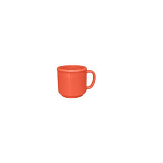 Thunder Group CR9035RD Colorful Melamine Mug, 10 oz., Orange, 12/Pack - Default Title
