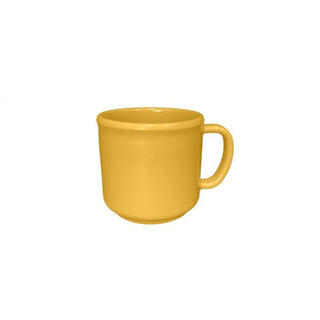 Thunder Group CR9035YW Colorful Melamine Mug, 10 oz., Yellow, 12/Pack - Default Title