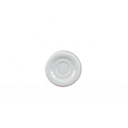 Thunder Group CR9108W Colorful Melamine Saucer, 5 1/2" Diameter, White, 12/Pack - Default Title