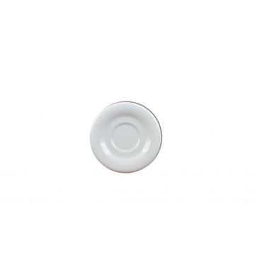 Thunder Group CR9108W Colorful Melamine Saucer, 5 1/2" Diameter, White, 12/Pack - Default Title