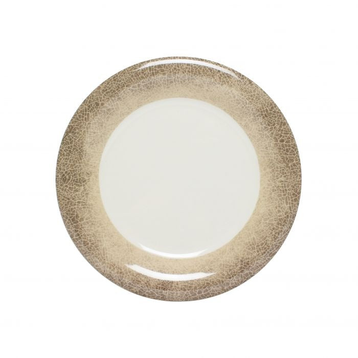 Thunder Group DM006J Melamine Plate, 6 1/2" Diameter, Beige, 12/Case - Default Title