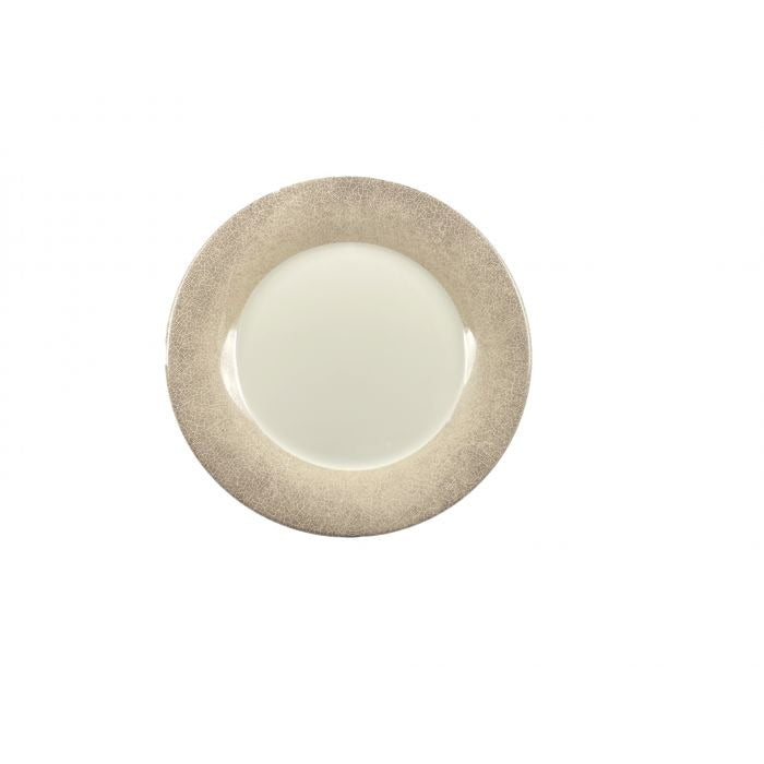 Thunder Group DM012J Melamine Plate, 11 3/4" Diameter, Beige, 12/Case - Default Title