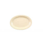 Thunder Group Nustone Melamine Platter, 6 3/4" x 9 1/2", 12/Pack - Beige