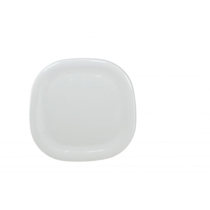 Thunder Group PS3010W Melamine Plate, 10 3/4" x 10 3/4", White, 12/Case - Default Title