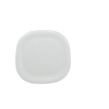 Thunder Group PS3010W Melamine Plate, 10 3/4" x 10 3/4", White, 12/Case - Default Title