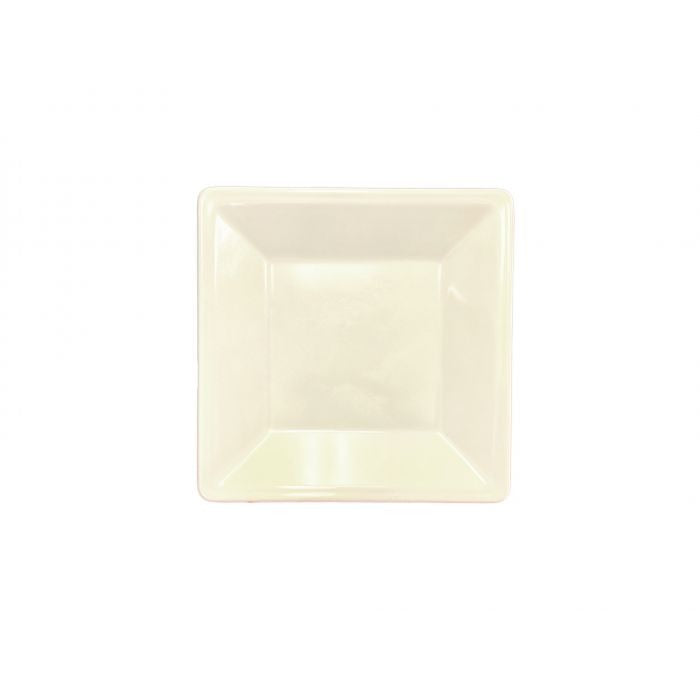 Thunder Group PS3208V Melamine Plate, 8 1/4" x 8 1/4", Ivory, 12/Pack - Default Title