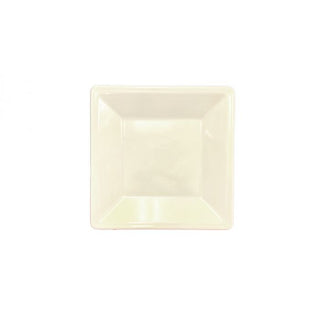 Thunder Group PS3208V Melamine Plate, 8 1/4" x 8 1/4", Ivory, 12/Pack - Default Title