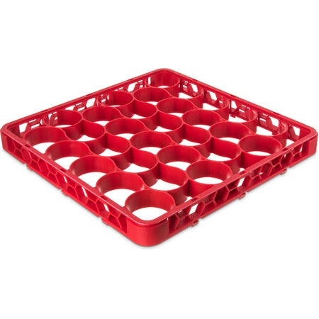 Carlisle OptiClean Polypropylene Rack Extender, Full Size - Red