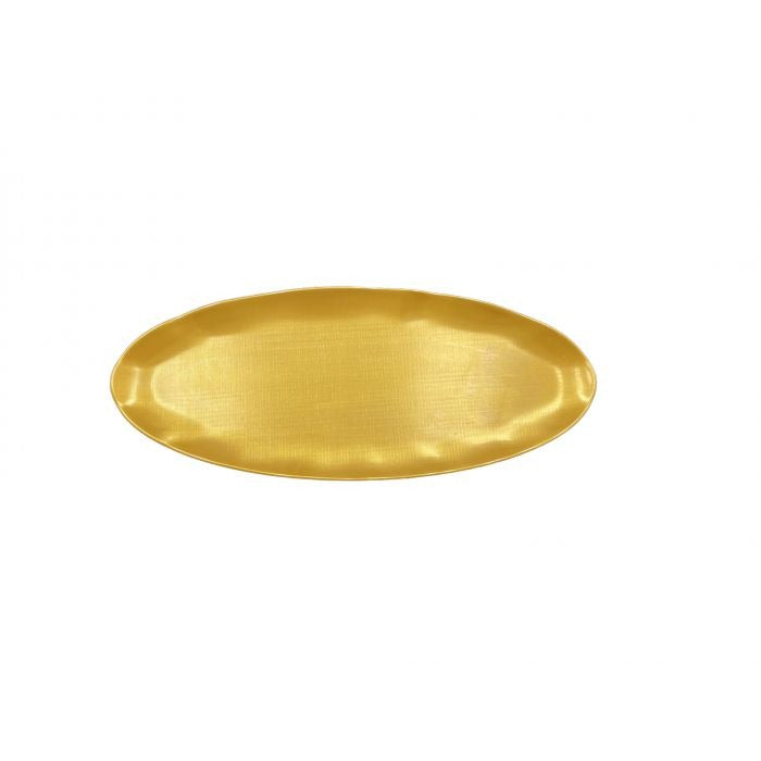 Thunder Group RF2030G Gold Pearl Melamine Platter, 12" x 30", 2/Case - Default Title