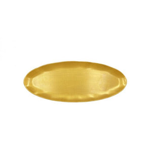 Thunder Group RF2030G Gold Pearl Melamine Platter, 12" x 30", 2/Case - Default Title