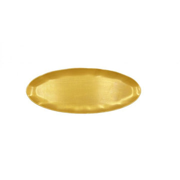 Thunder Group RF2030G Gold Pearl Melamine Platter, 12" x 30", 2/Case - Default Title