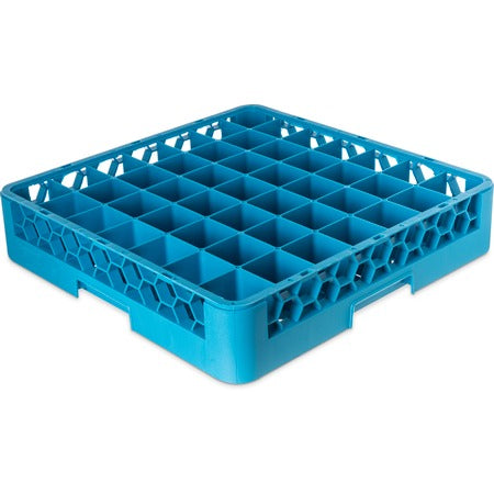 Carlisle OptiClean Polypropylene Glass Rack, Full Size, Blue - 4"