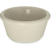 Carlisle Fluted Melamine Ramekin, 3 oz., 48/Case - 1 7/16" / Ivory