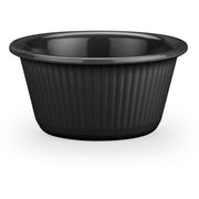 Carlisle Fluted Melamine Ramekin, 3 oz., 48/Case - 1 1/4" / Black