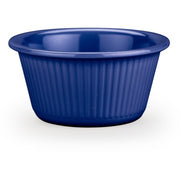 Carlisle Fluted Melamine Ramekin, 3 oz., 48/Case - 1 1/4" / Blue