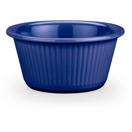 Carlisle Fluted Melamine Ramekin, 3 oz., 48/Case - 1 1/4" / Blue