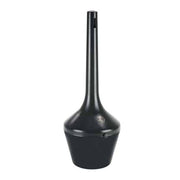 Commercial Zone Smokers' Outpost Galvanized Steel Cigarette Receptacle, 12 qt. - Black
