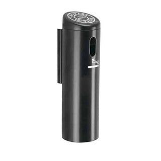 Commercial Zone Smokers' Outpost Aluminum Cigarette Receptacle, 500 Cigarette Butts - Black
