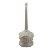 Commercial Zone Smokers' Outpost Polyethylene Cigarette Receptacle, 16 qt. - Beige