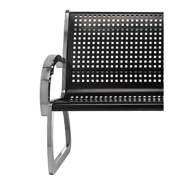 Commercial Zone Bench, 36" High, Black - photo 2