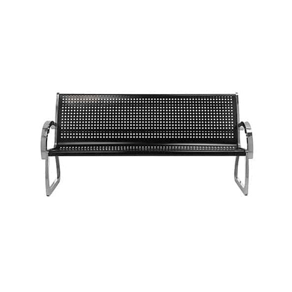 Commercial Zone Bench, 36" High, Black - photo 3