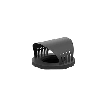 Commercial Zone ArchTec Steel Lid, Black - Outdoor Trash Can