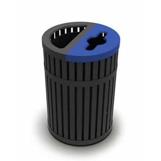 Commercial Zone 728501 ArchTec Steel Recycling Bin, 45 gal., Black - Default Title