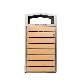 Commercial Zone WoodView Trash Can, 22 3/4" Wide - 42 Rectangular Trash Can