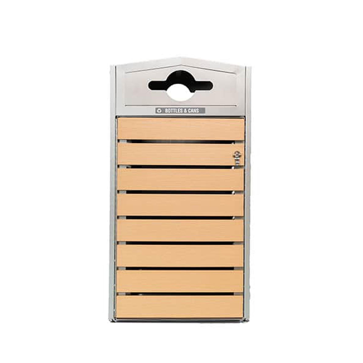 Commercial Zone WoodView Trash Can, 22 3/4" Wide - 42 Square Recycling Bin