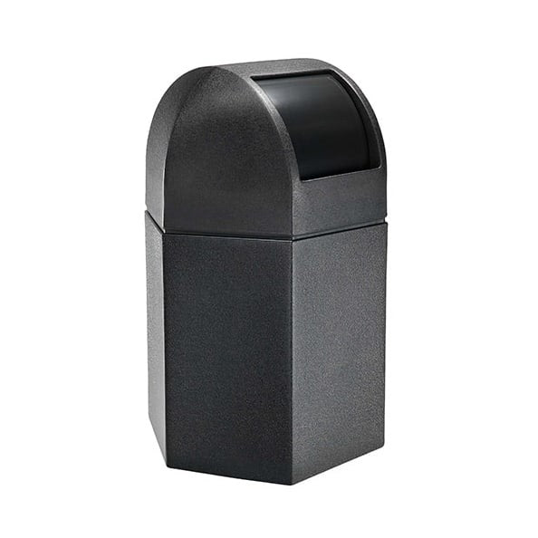 Commercial Zone 73790199 Commerical Zone PolyTec Heavy Duty Plastic Trash Can, 45 gal., Black - Default Title