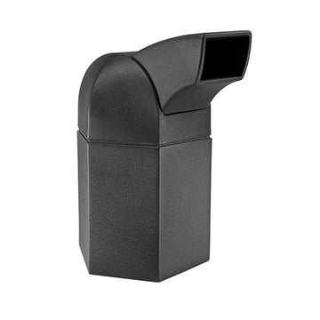 Commercial Zone Commerical Zone PolyTec Heavy Duty Plastic Trash Can, Black - 45 gal.