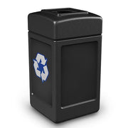 Commercial Zone Commerical Zone PolyTec Recycling Bin, 42 gal. - Black