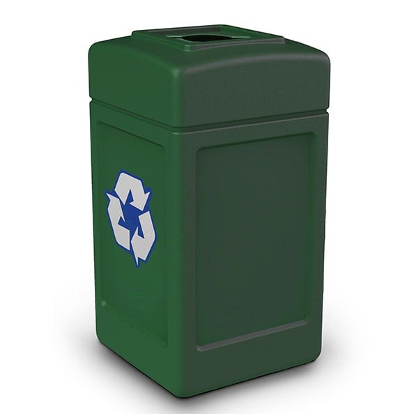 Commercial Zone Commerical Zone PolyTec Recycling Bin, 42 gal. - Green