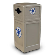 Commercial Zone Commerical Zone PolyTec Polyethylene Dome Lid, 42 gal. - Beige