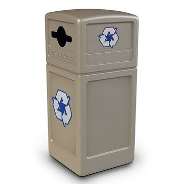 Commercial Zone Commerical Zone PolyTec Polyethylene Dome Lid, 42 gal. - Beige