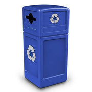 Commercial Zone Commerical Zone PolyTec Polyethylene Dome Lid, 42 gal. - Blue