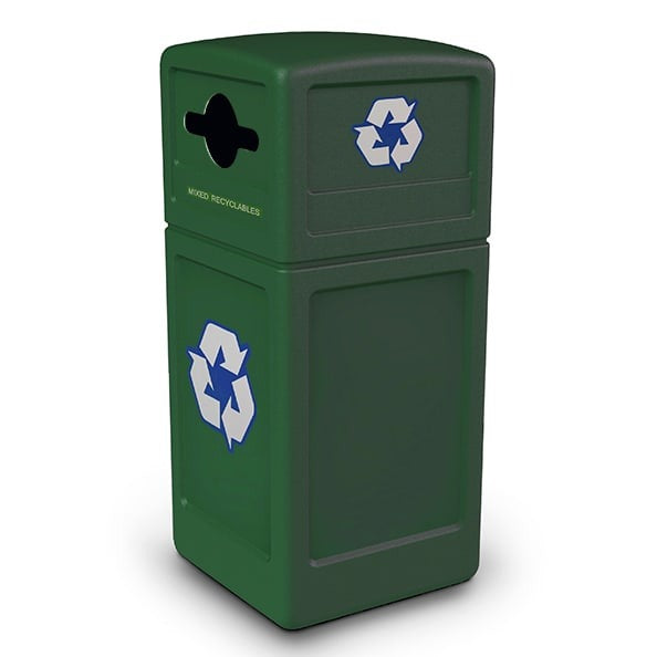 Commercial Zone Commerical Zone PolyTec Polyethylene Dome Lid, 42 gal. - Green