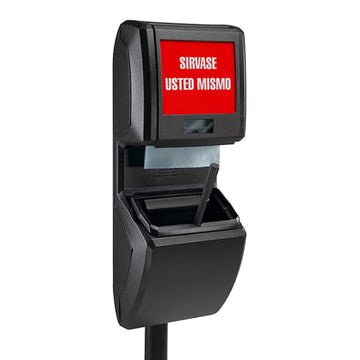 Commercial Zone Islander Series Heavy Duty Plastic Service Center, 2.5 gal. - Islander Series Black Spanish Panel Spanish Graphic Squeegee