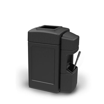 Commercial Zone 759901 Islander Series Heavy Duty Plastic Trash Can, 42 gal., Black - Default Title