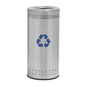 Commercial Zone 78182999 Precision Series Stainless Steel Trash Can, 25 gal., Silver - Default Title