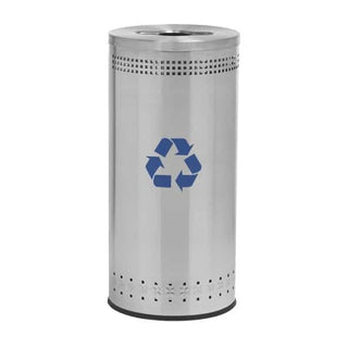 Commercial Zone 78182999 Precision Series Stainless Steel Trash Can, 25 gal., Silver - Default Title
