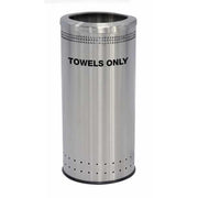 Commercial Zone 78282999 Precision Towel Receptacle, 25 gal., Silver - Default Title