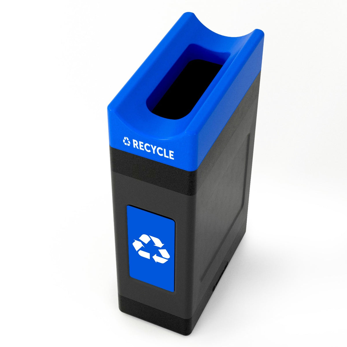 Commercial Zone Avante Trash Can, 30 gal. - Black Blue