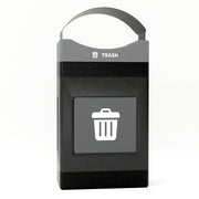 Commercial Zone Avante Trash Can, 30 gal. - Black Gray