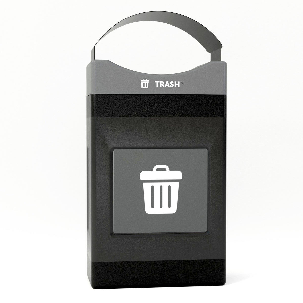 Commercial Zone Avante Trash Can, 30 gal. - Black Gray