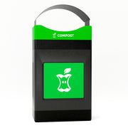 Commercial Zone Avante Trash Can, 30 gal. - Black Green