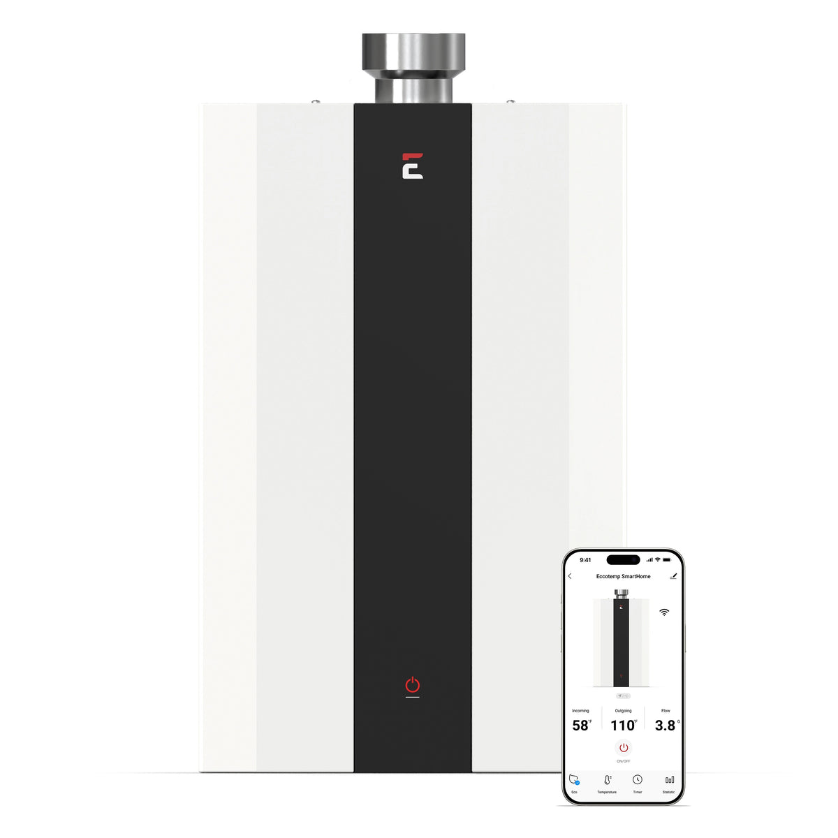 Eccotemp Systems SH12-A-LP Water Heater, 13" Wide, 120V - Default Title