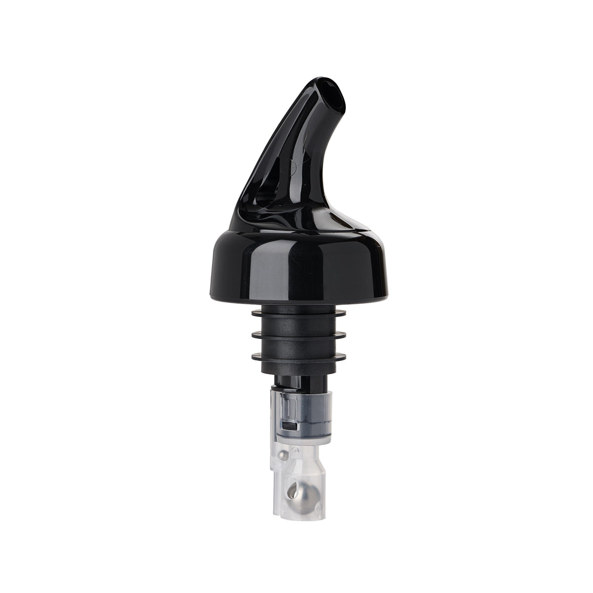 Precision Pours Plastic Measured Liquor Pourer, Clear, 12/Pack - 1 oz.