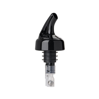Precision Pours Plastic Measured Liquor Pourer, Amber, 12/Pack - 1 oz.